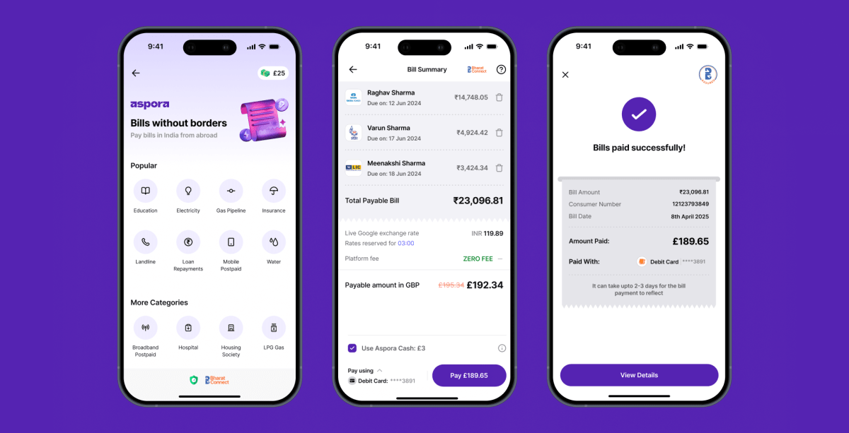 A fintech Aspora, apoiada pela Sequoia, permitirá que a diáspora indiana pague as contas em casa
