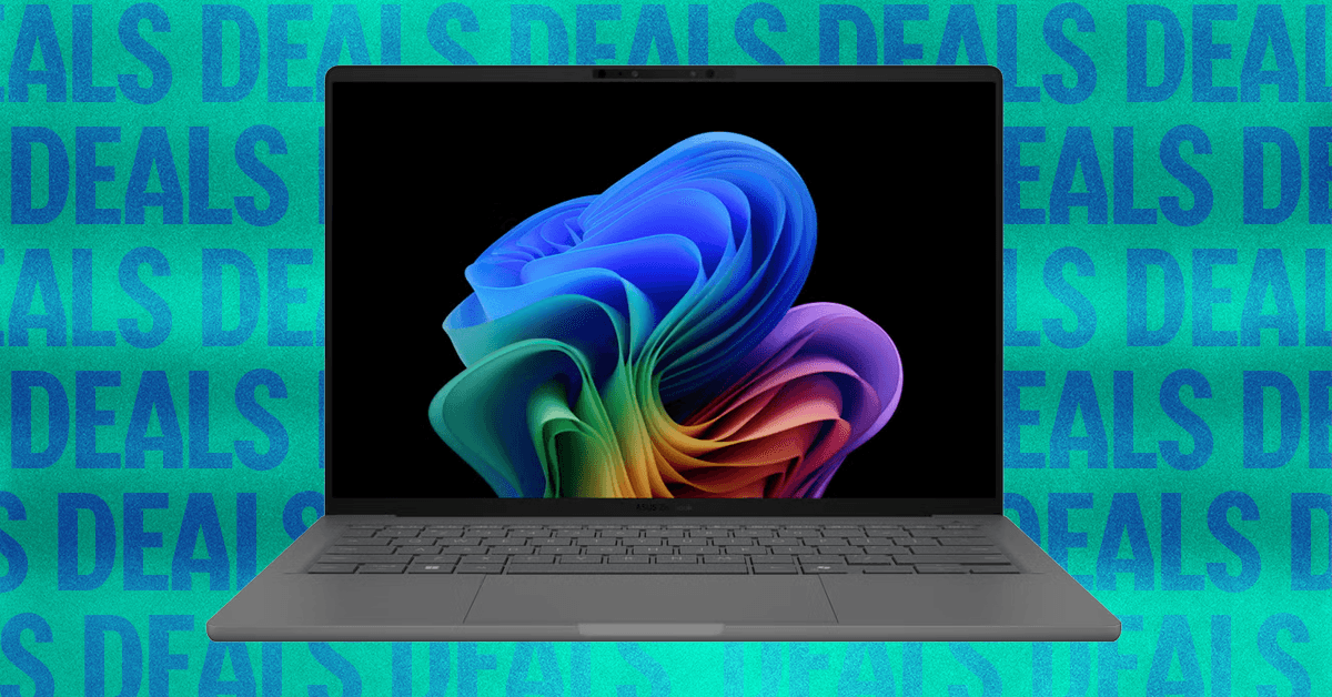 Este laptop leve está quase pela metade
