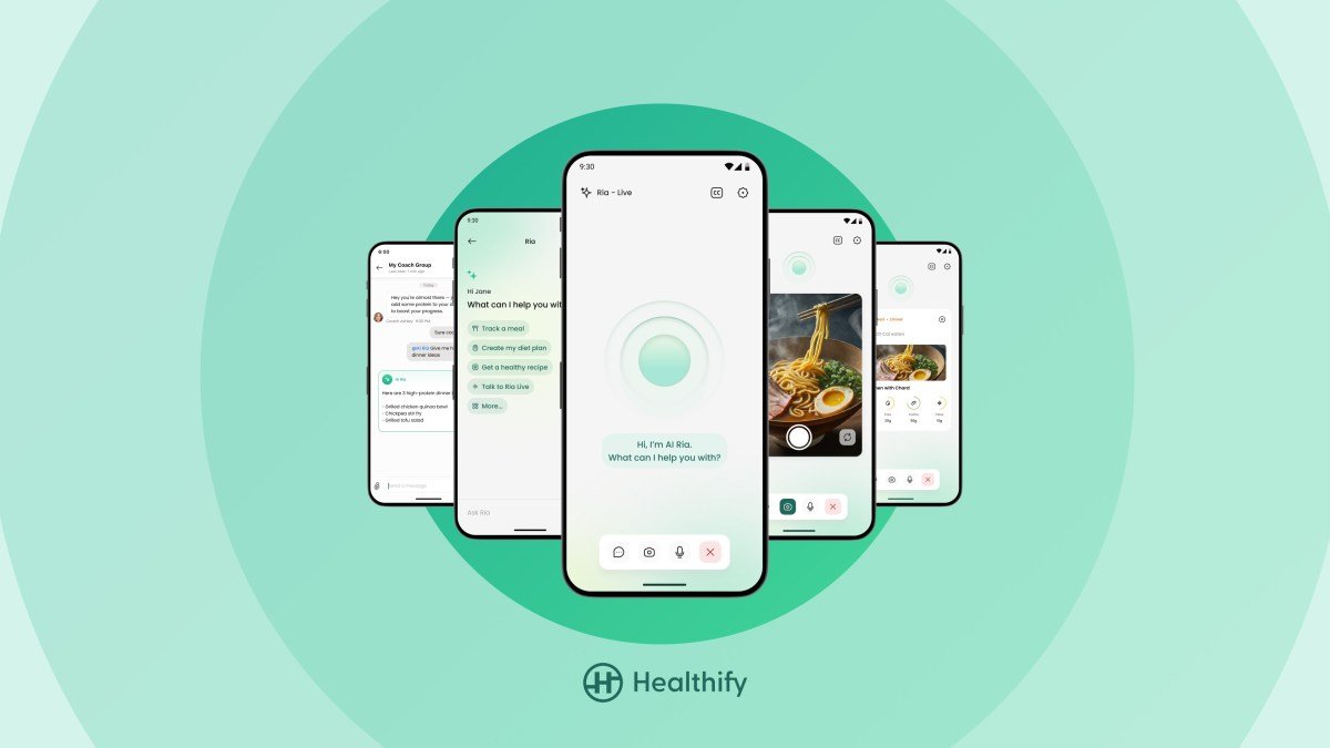 Healthify atualiza seu assistente de IA Ria com recursos de conversação em tempo real