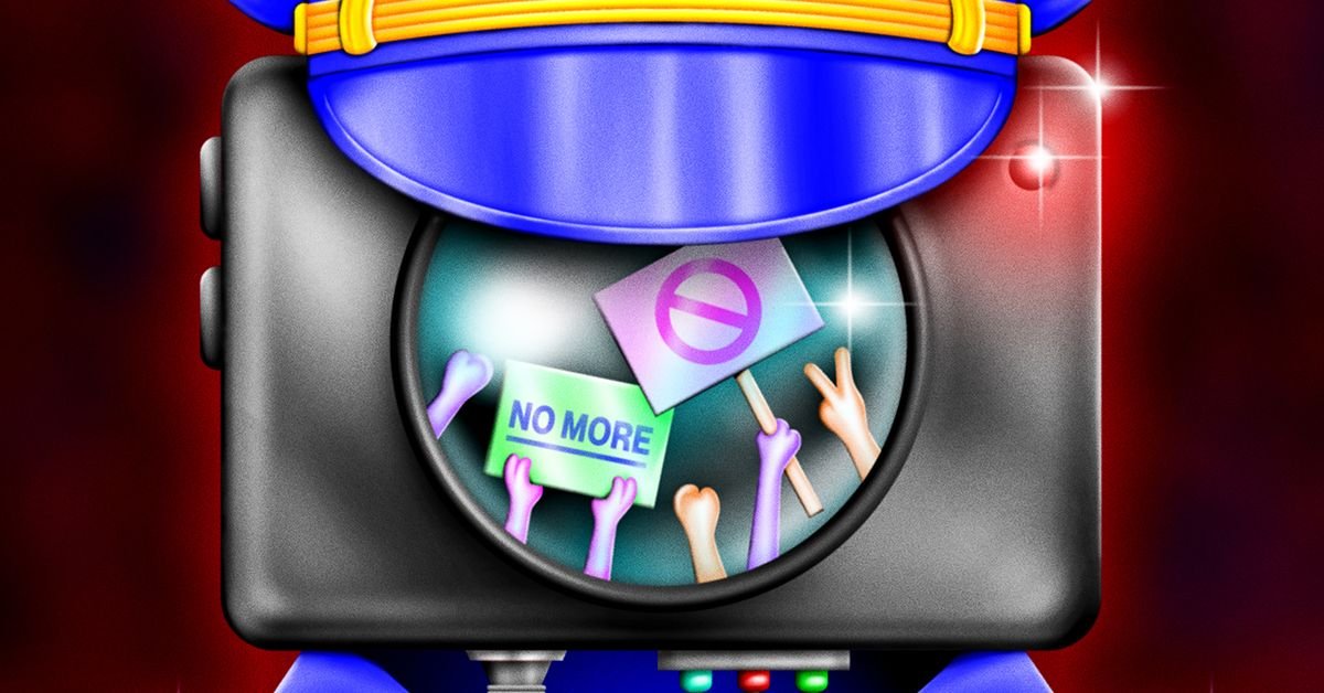 Como os manifestantes se tornaram conteúdo para a polícia