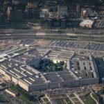 Aerial view of The Pentagon