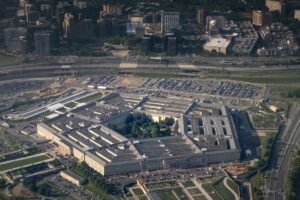 Aerial view of The Pentagon