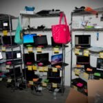 a photo of a laptop farm, in the case of Christina Chapman, who was convicted for helping North Koreans gain employment at U.S. companies.
