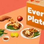 O kit de refeições do EveryPlate oferece opções vegetarianas acessíveis