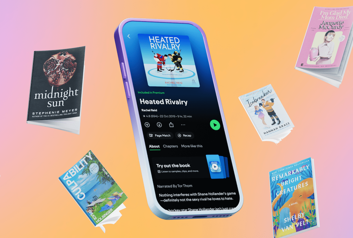 Spotify se aventura na venda de livros físicos e adiciona novos recursos de audiolivro