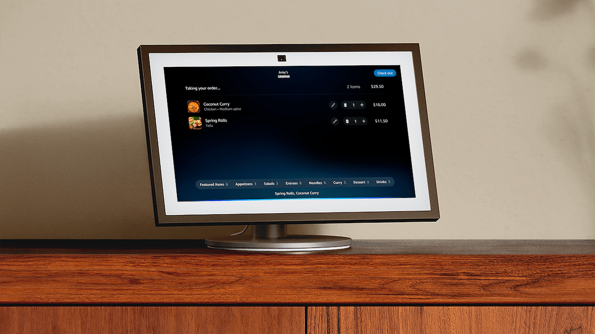 Alexa+ obtém novas experiências de pedidos de comida com Uber Eats e Grubhub