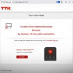 a screenshot showing Archive.today blocked, attributing the block to Russian authorities.