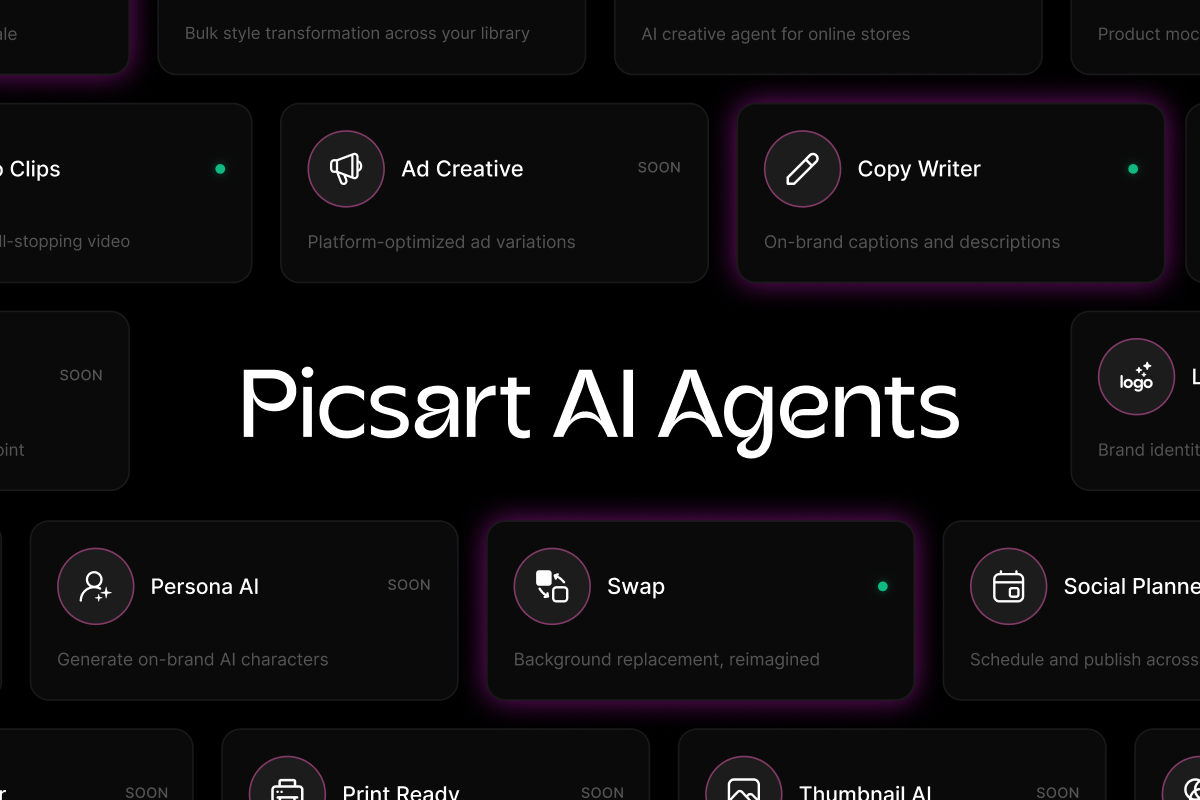 Picsart agora permite que criadores ‘contratem’ assistentes de IA por meio do mercado de agentes