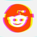 distorted reddit logo