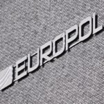 This general view shows the exterior of the European Union (EU) police agency Europol headquarters in The Hague on March 28, 2026.