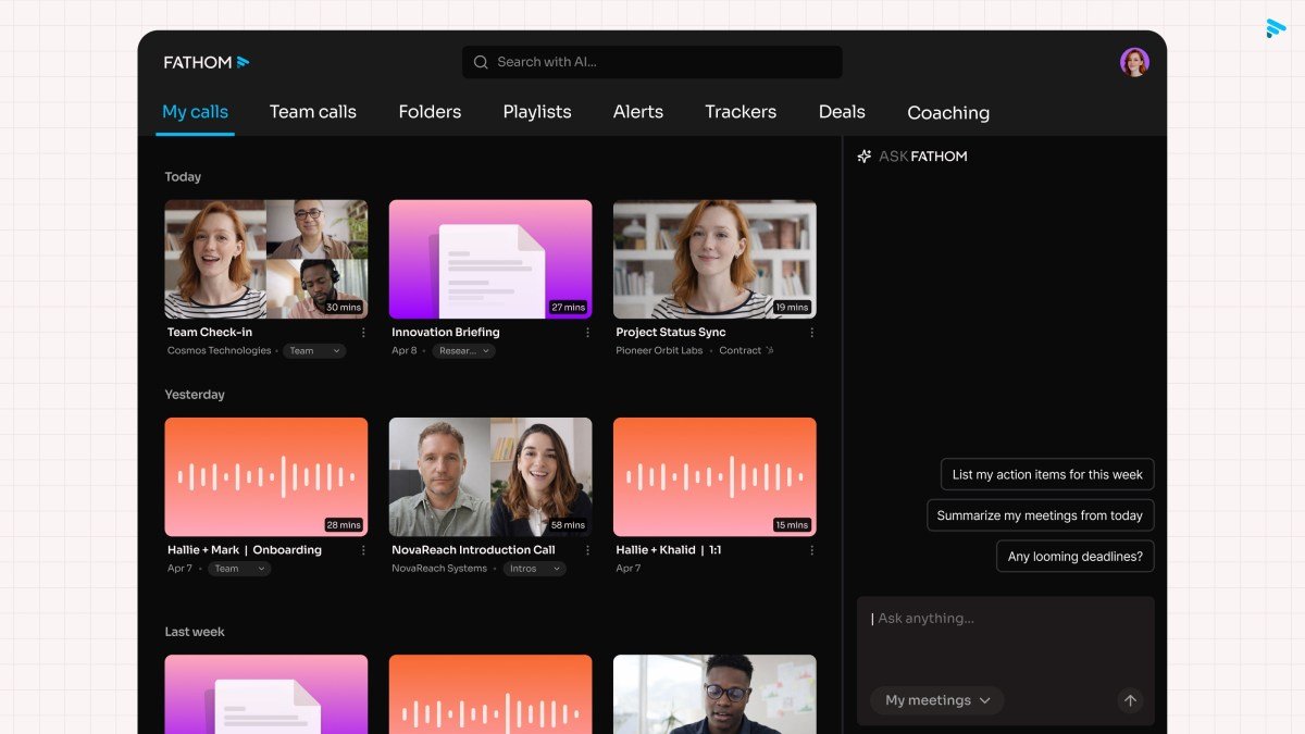Fathom adiciona um modo de reunião sem bot em uma tentativa de enfrentar Granola