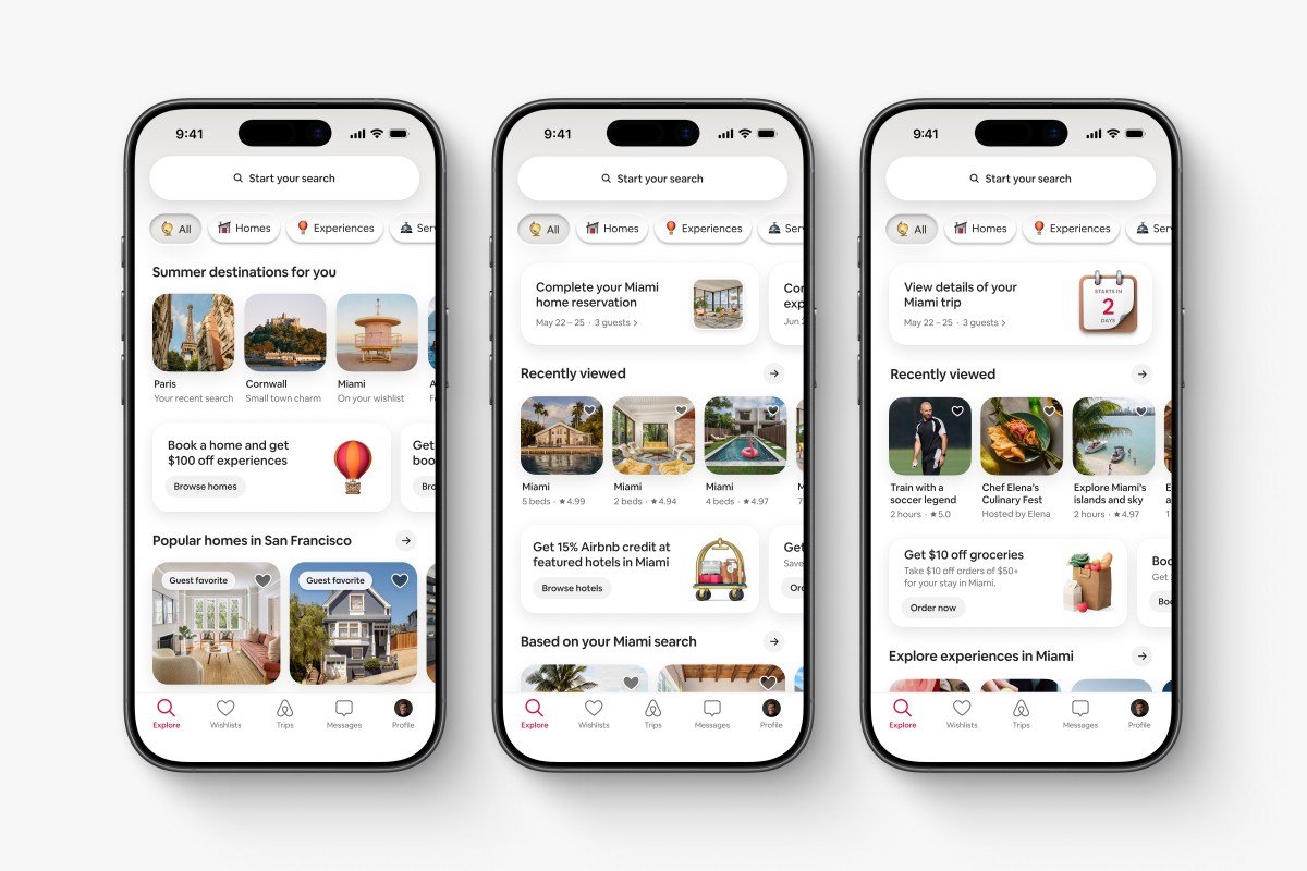 Airbnb entra em hotéis, expande IA para integração de anfitriões e suporte ao cliente