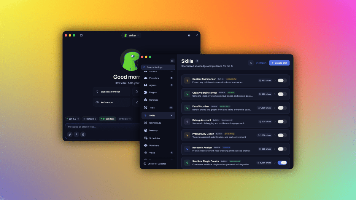 Osaurus traz modelos de IA locais e em nuvem para o seu Mac