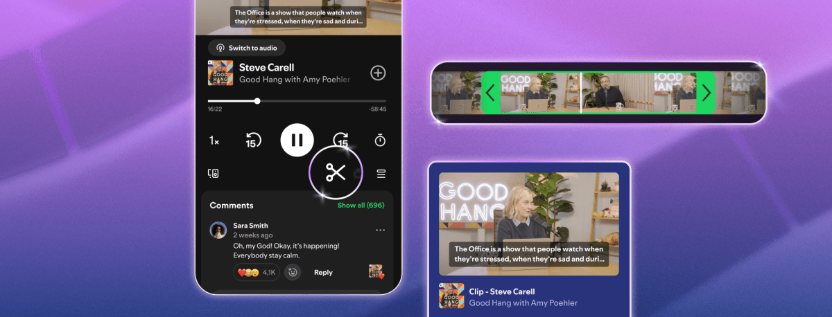 Spotify agora permite ‘recortar’ momentos do seu podcast favorito