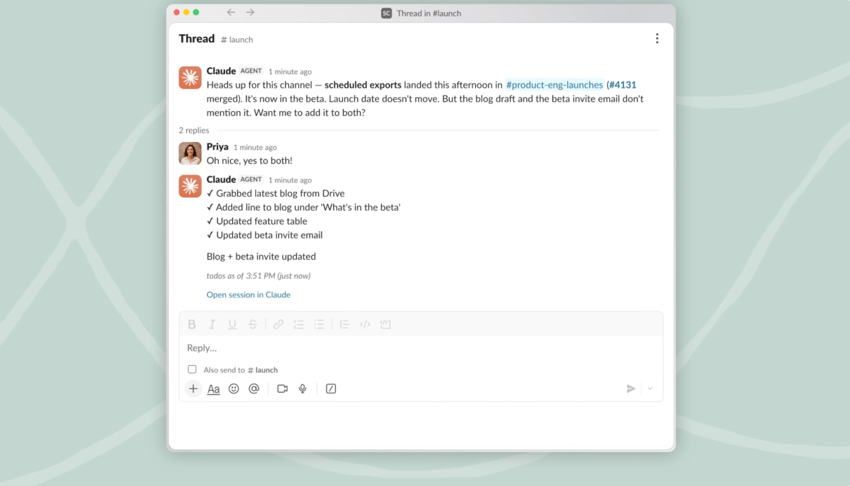 Claude Tag da Anthropic está aprendendo sua empresa, uma mensagem do Slack por vez