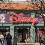 exterior of Disney store