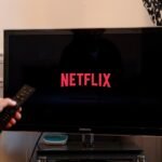 Netflix logo on a TV screen