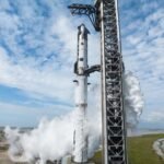 SpaceX Starship V3 on launch pad
